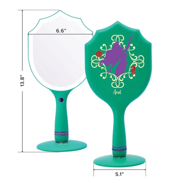 IMPRESSIONS Vanity Ariel LED Handheld Makeup Mirror With Standing Base - Picture 8 of 14